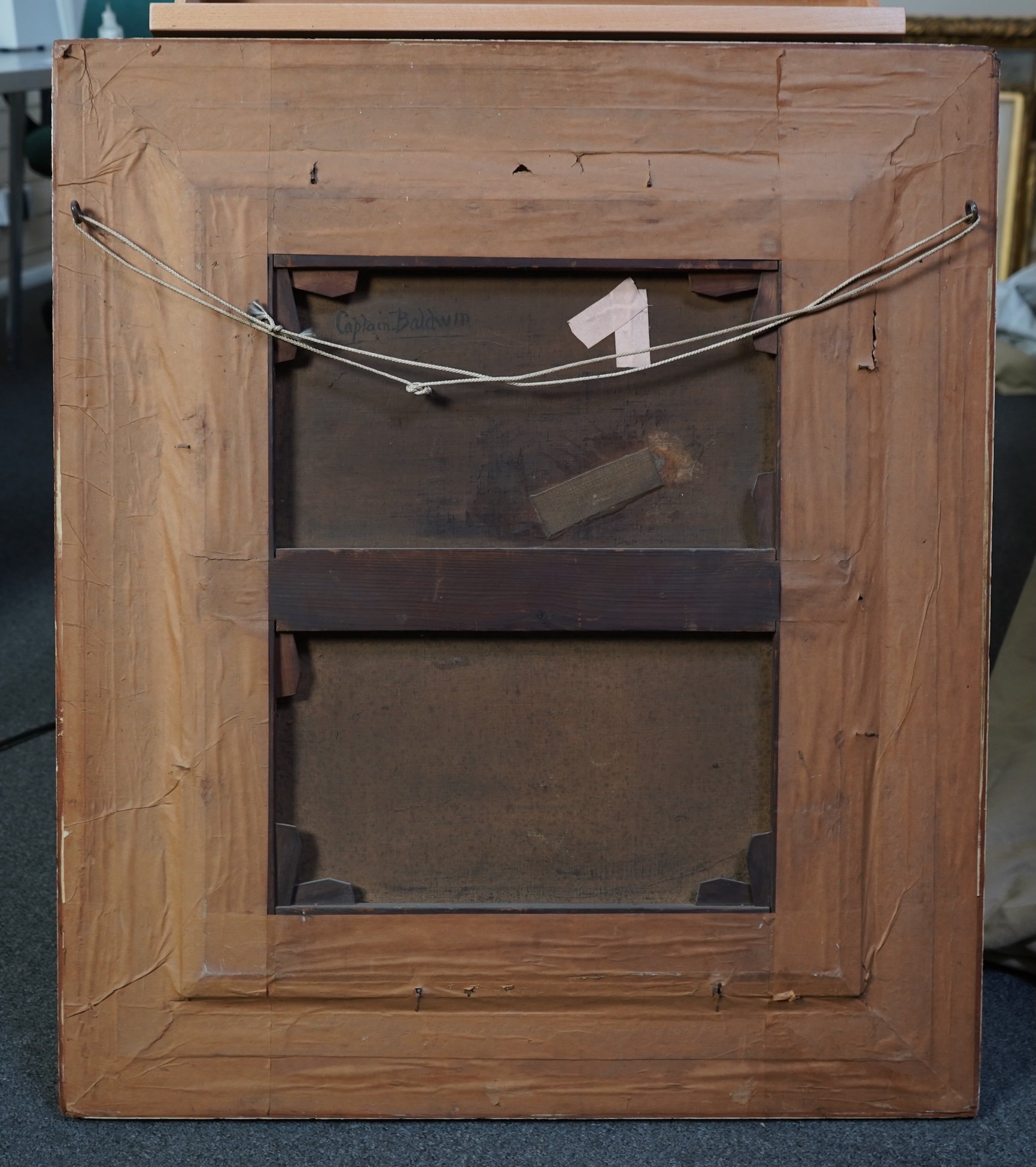 English School, 19th century, 'Captain Baldwin'